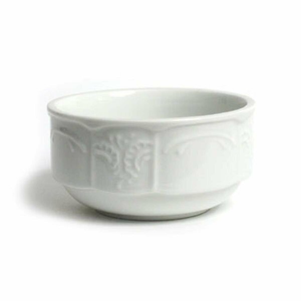 Tuxton China Chicago 3.38 in. Bouillon - Porcelain White - 3 Dozen CHB-070